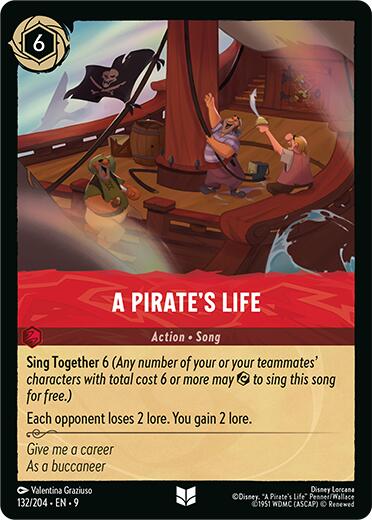 A Pirate's Life (132/204) [Fabled] - Disney - Card Brawlers | Quebec | Canada |
