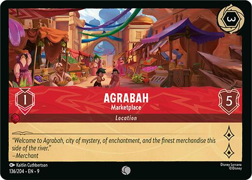 Agrabah - Marketplace (136/204) [Fabled] - Disney - Card Brawlers | Quebec | Canada |