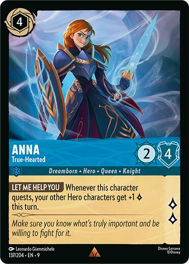Anna - True-Hearted (137/204) [Fabled] - Disney - Card Brawlers | Quebec | Canada |
