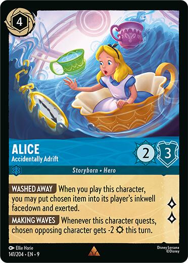 Alice - Accidentally Adrift (141/204) [Fabled] - Disney - Card Brawlers | Quebec | Canada |
