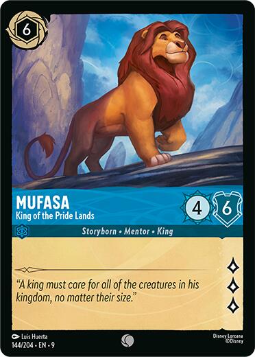 Mufasa - King of the Pride Lands (144/204) [Fabled] - Disney - Card Brawlers | Quebec | Canada |