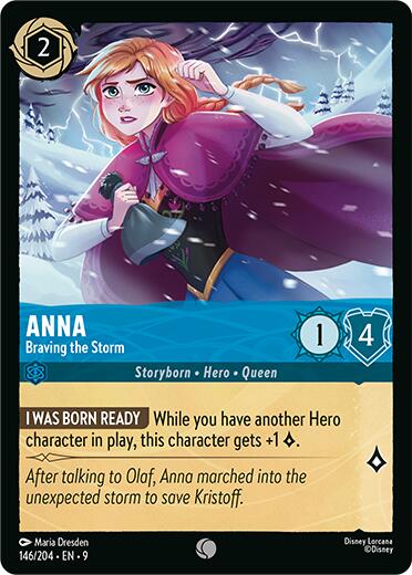 Anna - Braving the Storm (146/204) [Fabled] - Disney - Card Brawlers | Quebec | Canada |