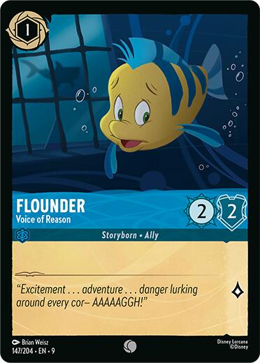 Flounder - Voice of Reason (147/204) [Fabled] - Disney - Card Brawlers | Quebec | Canada |