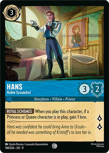 Hans - Noble Scoundrel (148/204) [Fabled] - Disney - Card Brawlers | Quebec | Canada |