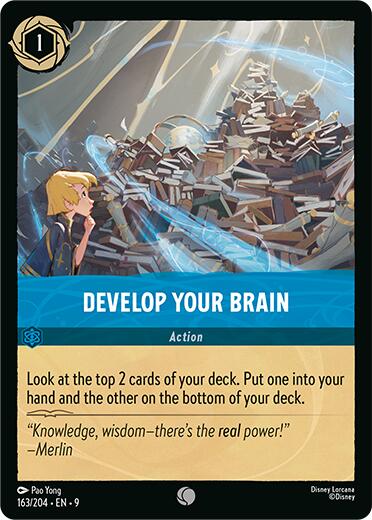 Develop Your Brain (163/204) [Fabled] - Disney - Card Brawlers | Quebec | Canada |