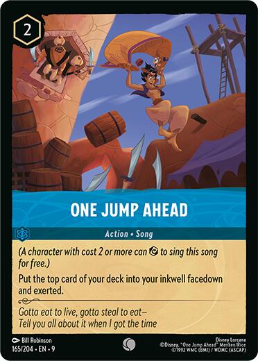 One Jump Ahead (165/204) [Fabled] - Disney - Card Brawlers | Quebec | Canada |