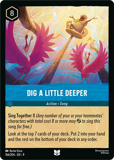 Dig a Little Deeper (166/204) [Fabled] - Disney - Card Brawlers | Quebec | Canada |