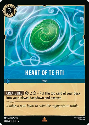 Heart of Te Fiti (168/204) [Fabled] - Disney - Card Brawlers | Quebec | Canada |