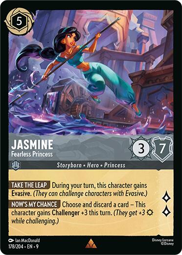 Jasmine - Fearless Princess (178/204) [Fabled] - Disney - Card Brawlers | Quebec | Canada |