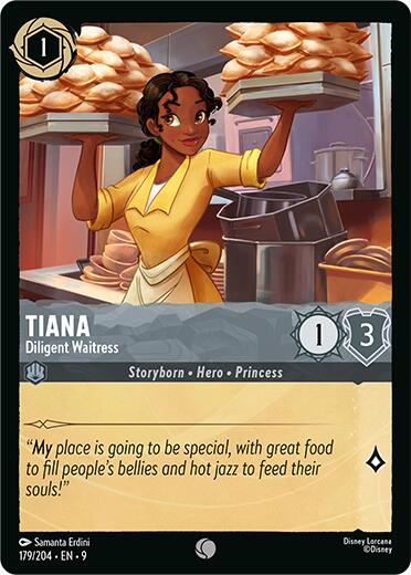 Tiana - Diligent Waitress (179/204) [Fabled] - Disney - Card Brawlers | Quebec | Canada |