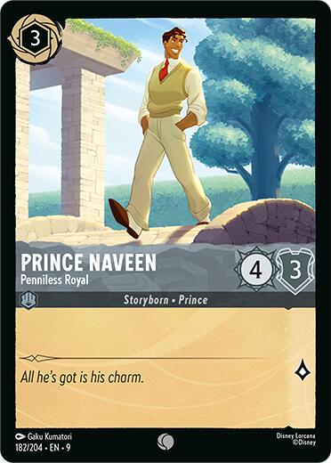 Prince Naveen - Penniless Royal (182/204) [Fabled] - Disney - Card Brawlers | Quebec | Canada |