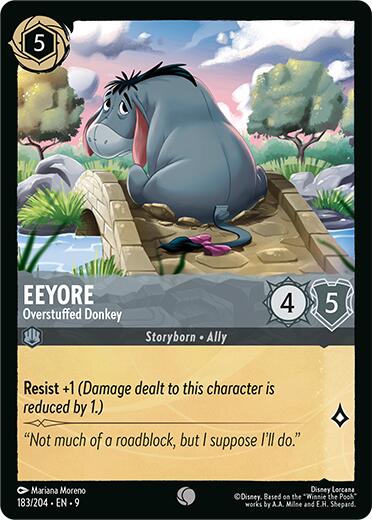 Eeyore - Overstuffed Donkey (183/204) [Fabled] - Disney - Card Brawlers | Quebec | Canada |