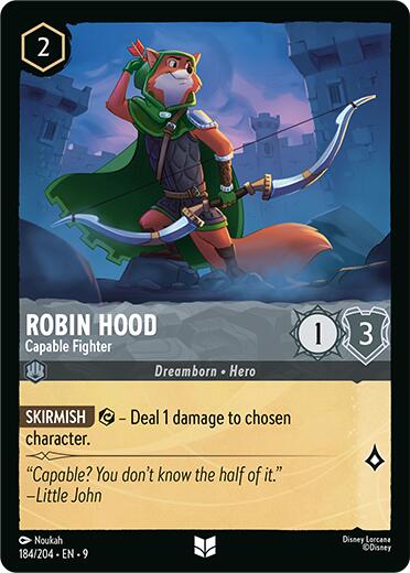 Robin Hood - Capable Fighter (184/204) [Fabled] - Disney - Card Brawlers | Quebec | Canada |