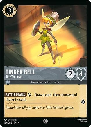 Tinker Bell - Tiny Tactician (189/204) [Fabled] - Disney - Card Brawlers | Quebec | Canada |