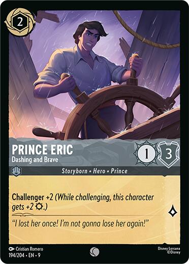 Prince Eric - Dashing and Brave (194/204) [Fabled] - Disney - Card Brawlers | Quebec | Canada |