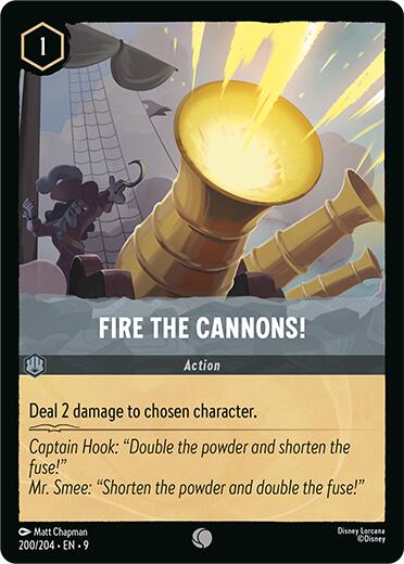 Fire the Cannons! (200/204) [Fabled] - Disney - Card Brawlers | Quebec | Canada |