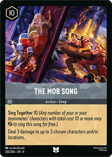 The Mob Song (202/204) [Fabled] - Disney - Card Brawlers | Quebec | Canada |