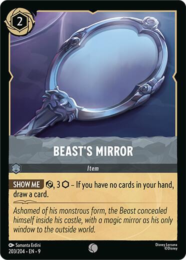 Beast's Mirror (203/204) [Fabled] - Disney - Card Brawlers | Quebec | Canada |
