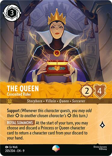 The Queen - Conceited Ruler (Epic) (205/204) [Fabled] - Disney - Card Brawlers | Quebec | Canada |