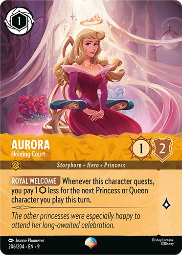 Aurora - Holding Court (Epic) (206/204) [Fabled] - Disney - Card Brawlers | Quebec | Canada |