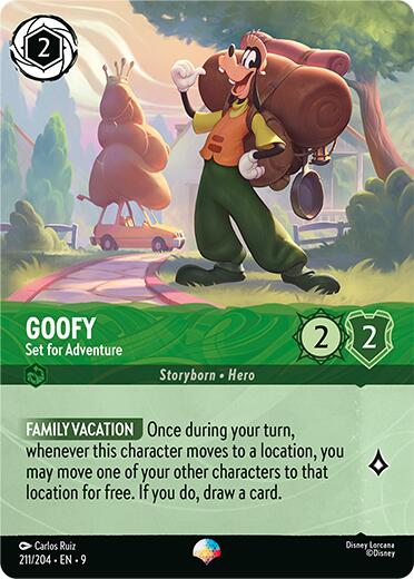 Goofy - Set for Adventure (Epic) (211/204) [Fabled] - Disney - Card Brawlers | Quebec | Canada |