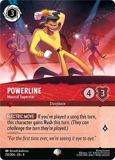Powerline - Musical Superstar (Epic) (215/204) [Fabled] - Disney - Card Brawlers | Quebec | Canada |