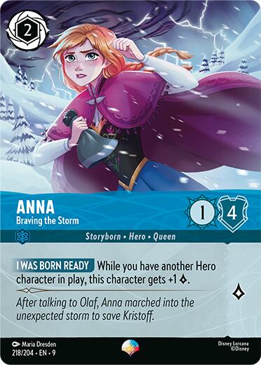 Anna - Braving the Storm (Epic) (218/204) [Fabled] - Disney - Card Brawlers | Quebec | Canada |