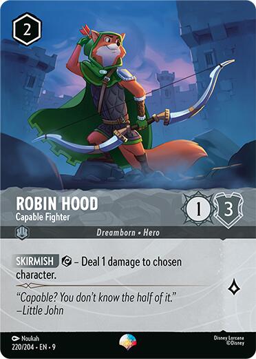 Robin Hood - Capable Fighter (Epic) (220/204) [Fabled] - Disney - Card Brawlers | Quebec | Canada |
