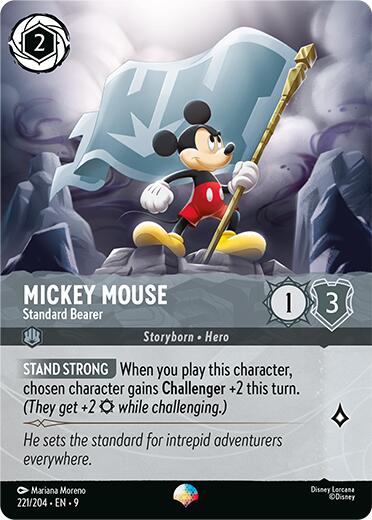 Mickey Mouse - Standard Bearer (Epic) (221/204) [Fabled] - Disney - Card Brawlers | Quebec | Canada |