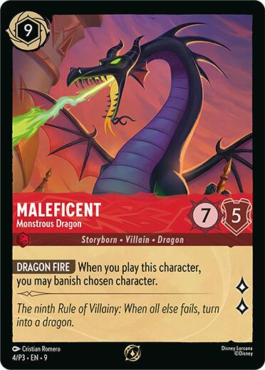 Maleficent - Monstrous Dragon (Store Championship Participant) (4/P3) [Promo Cards] - Disney - Card Brawlers | Quebec | Canada |