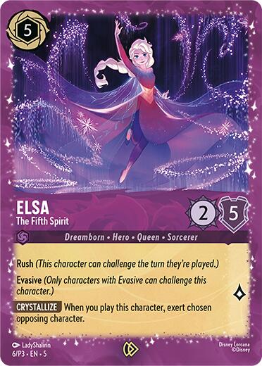 Elsa - The Fifth Spirit (6/P3) [Promo Cards] - Disney - Card Brawlers | Quebec | Canada |
