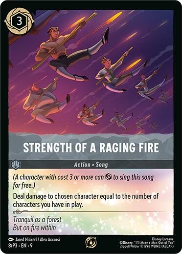 Strength of a Raging Fire (8/P3) [Promo Cards] - Disney - Card Brawlers | Quebec | Canada |