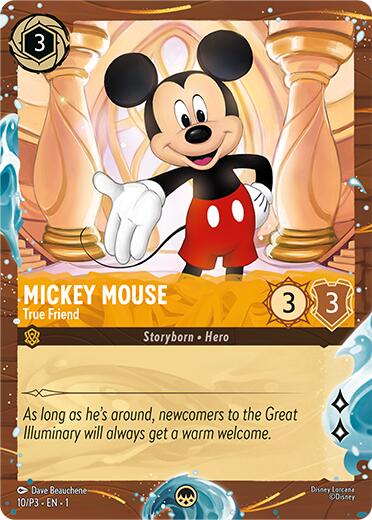 Mickey Mouse - True Friend (Disney Cruise Promo) (10/P3) [Promo Cards] - Disney - Card Brawlers | Quebec | Canada |