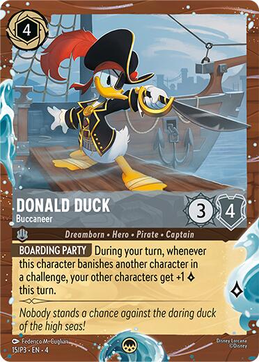 Donald Duck - Buccaneer (Disney Cruise Promo) (15/P3) [Promo Cards] - Disney - Card Brawlers | Quebec | Canada |