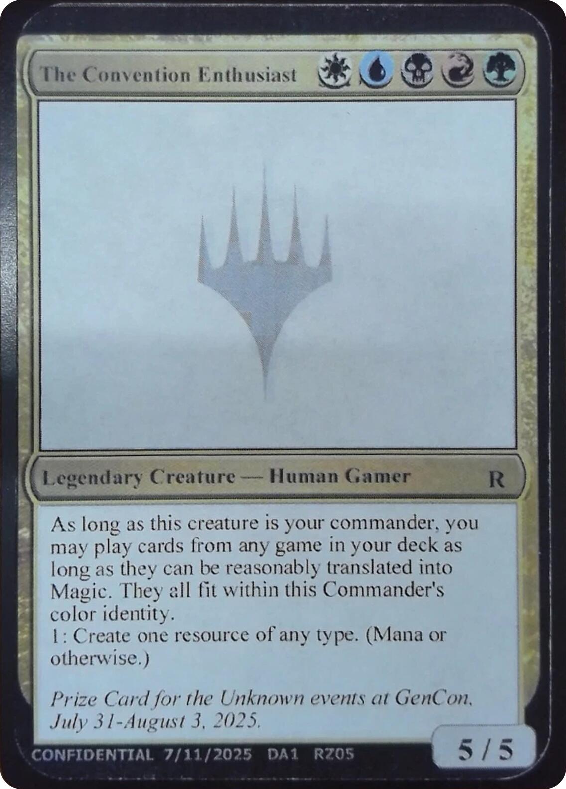 The Convention Enthusiast [Unknown Event] - Magic: The Gathering - Card Brawlers | Quebec | Canada |