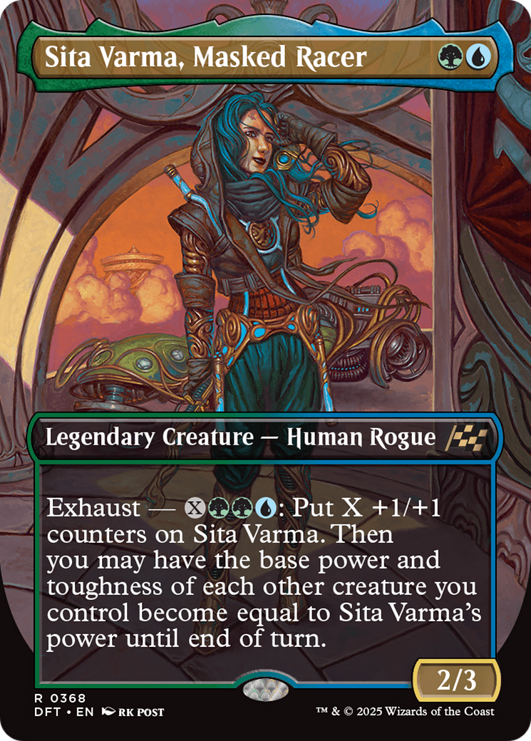 Sita Varma, Masked Racer (Borderless) [Aetherdrift] - Magic: The Gathering - Card Brawlers | Quebec | Canada |