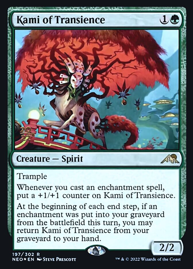 Kami of Transience [Kamigawa: Neon Dynasty Prerelease Promos] - Magic: The Gathering - Card Brawlers | Quebec | Canada |