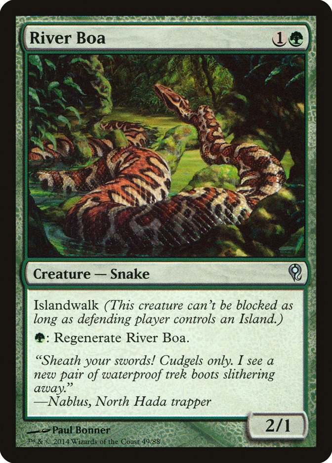 River Boa [Duel Decks: Jace vs. Vraska] - Magic: The Gathering - Card Brawlers | Quebec | Canada |