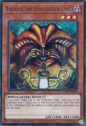 Exodia the Forbidden One [25LP-EN000] Ultra Rare - Yu-Gi-Oh! - Card Brawlers | Quebec | Canada |