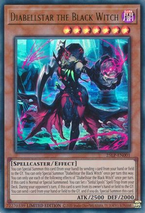 Diabellstar the Black Witch [25LP-EN001] Ultra Rare - Yu-Gi-Oh! - Card Brawlers | Quebec | Canada |
