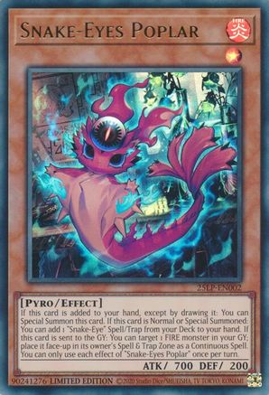 Snake-Eyes Poplar [25LP-EN002] Ultra Rare - Yu-Gi-Oh! - Card Brawlers | Quebec | Canada |