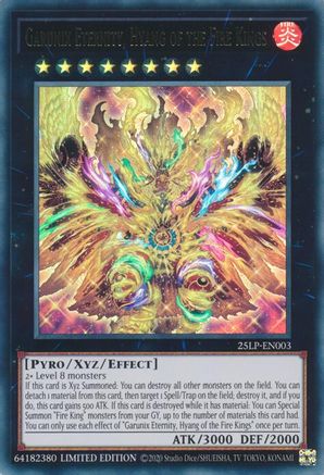 Garunix Eternity, Hyang of the Fire Kings [25LP-EN003] Ultra Rare - Yu-Gi-Oh! - Card Brawlers | Quebec | Canada |