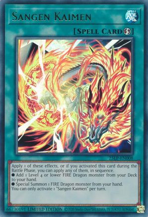Sangen Kaimen [25LP-EN008] Ultra Rare - Yu-Gi-Oh! - Card Brawlers | Quebec | Canada |