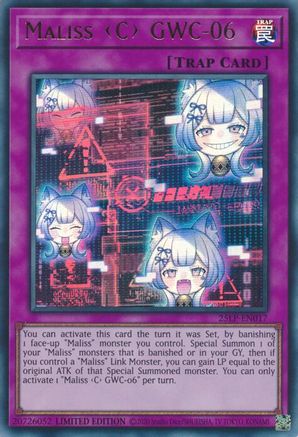 Maliss C GWC-06 [25LP-EN017] Ultra Rare - Yu-Gi-Oh! - Card Brawlers | Quebec | Canada |