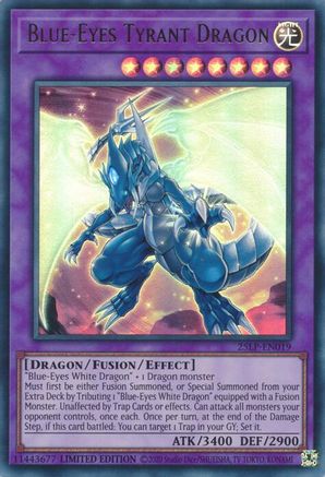 Blue-Eyes Tyrant Dragon [25LP-EN019] Ultra Rare - Yu-Gi-Oh! - Card Brawlers | Quebec | Canada |