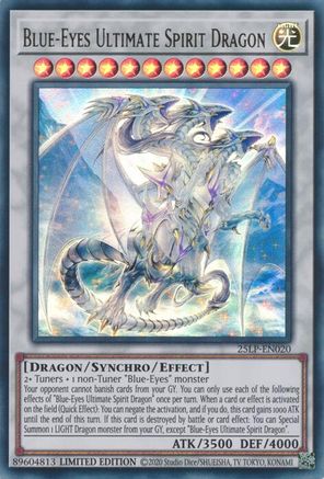 Blue-Eyes Ultimate Spirit Dragon [25LP-EN020] Ultra Rare - Yu-Gi-Oh! - Card Brawlers | Quebec | Canada |