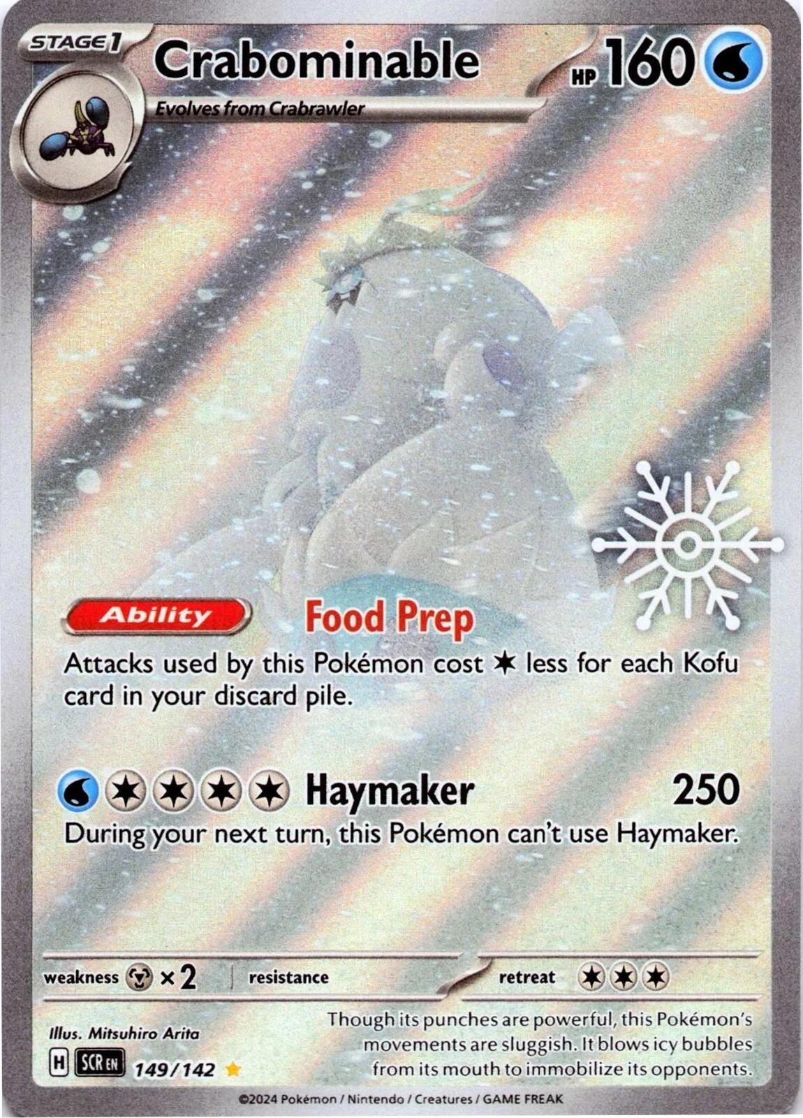 Crabominable (149/142) (Holiday Calendar) [Miscellaneous Cards] - Pokémon - Card Brawlers | Quebec | Canada |
