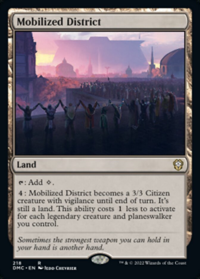 Mobilized District [Dominaria United Commander] - Magic: The Gathering - Card Brawlers | Quebec | Canada |