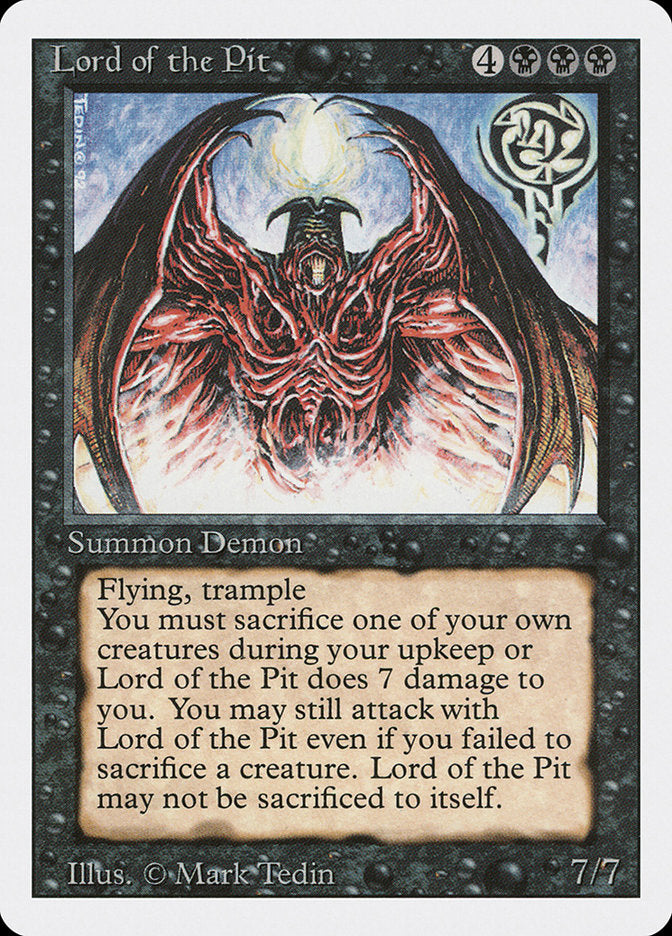 Lord of the Pit [Revised Edition] - Magic: The Gathering - Card Brawlers | Quebec | Canada |
