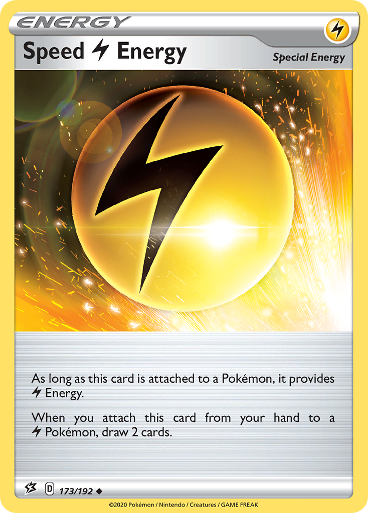 Speed Lightning Energy (173/192) [Sword & Shield: Rebel Clash] - Pokémon - Card Brawlers | Quebec | Canada |